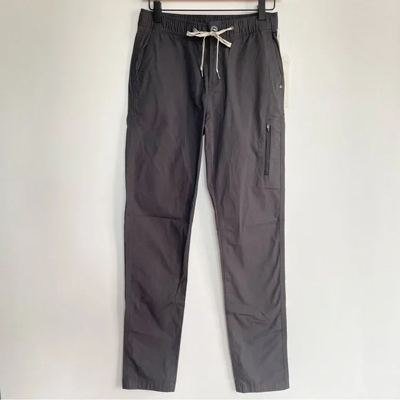 NWT Vuori Ripstop Pant Long Charcoal DuraTerra 2 way stretch Slim Fit Women’s XS - Picture 5 of 15